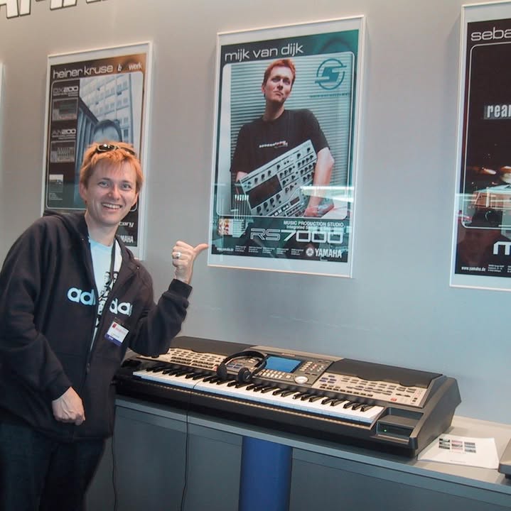 10 years ago at Musikmesse Frankfurt, Yamaha booth