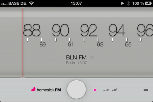 homesick.fm for iPhone