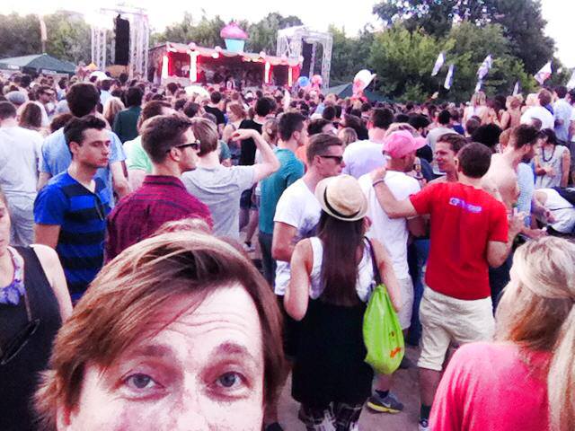 Just arrived at the Diynamic/ Watergate Open Air at Rummelsburger Bucht. Nice!