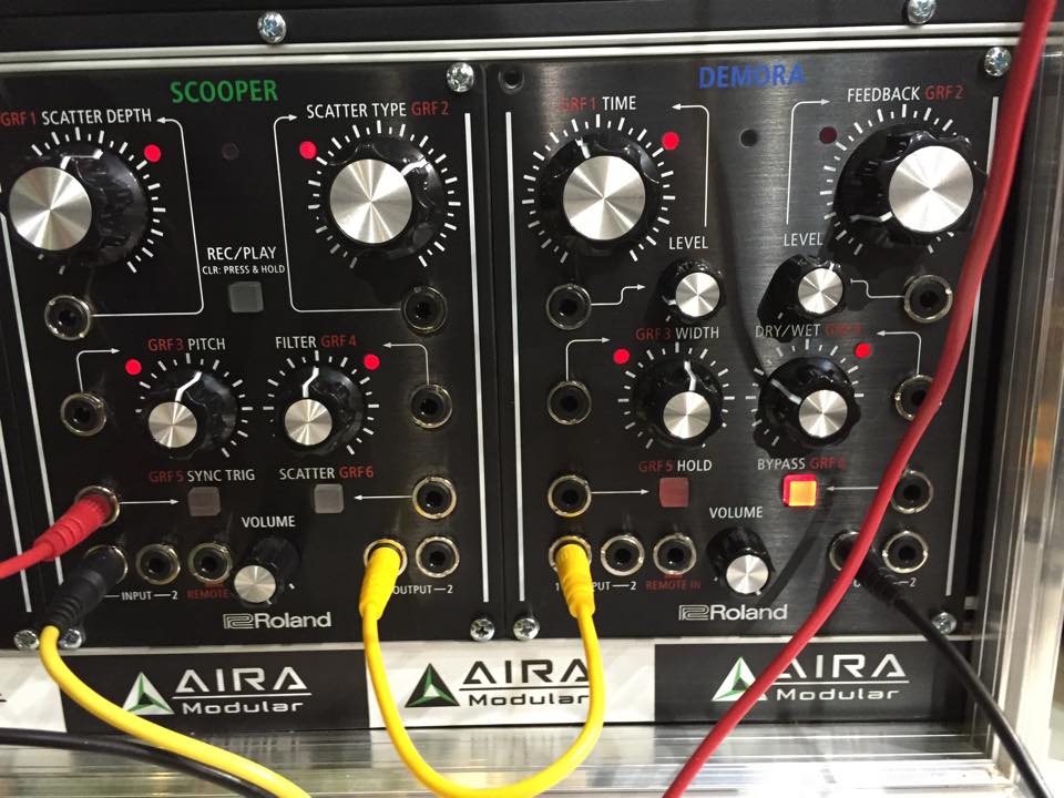 Roland AIRA shows their already announced modular system. In fact it's a rack …