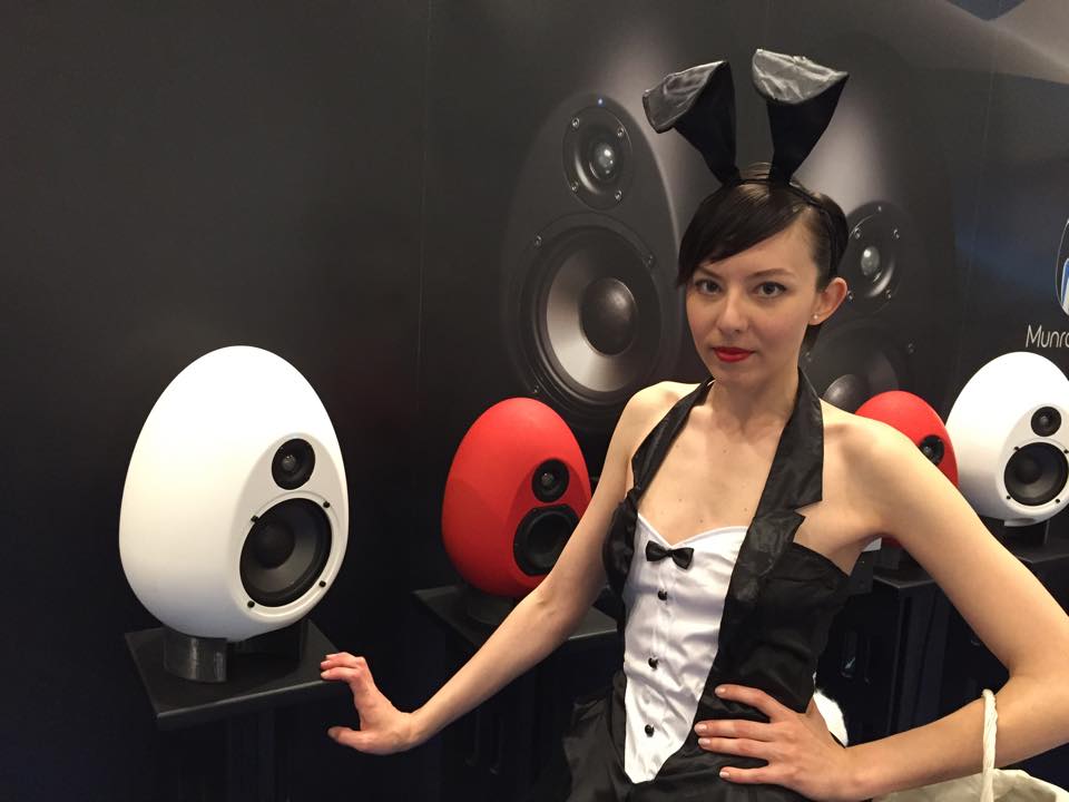 Easter came late to Musikmesse: meet lovely Dari presenting the Egg Audio …