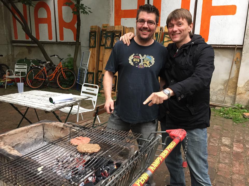 Thanks for the Veggie Burgers at Ragnarhof, Toni!