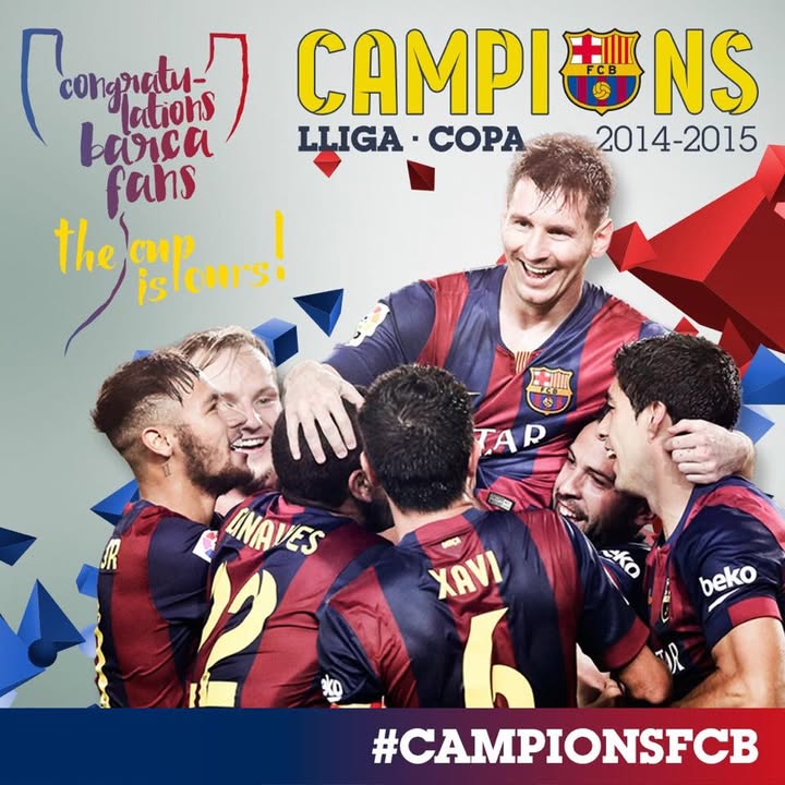 Congratulations to FC Barcelona, the Kings of Europe!!!