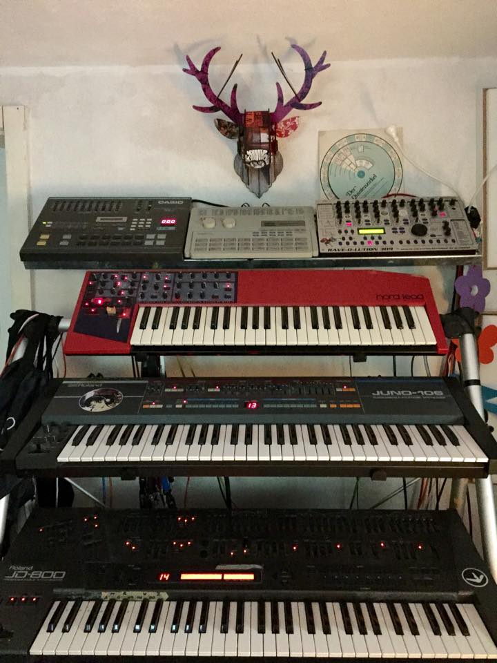 Working in the studio!