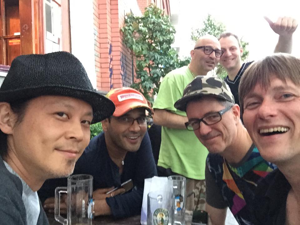 Dinner in Xberg with Dr. Motte, Ken Ishii, DJ Rummy Sharma, Superstrobe …
