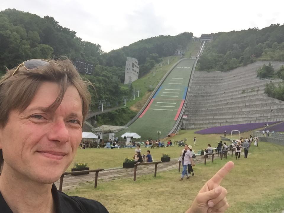 At the Okurayama Sky Jump Stadium in Sapporo/ Hokkaido! Brings back memories of …