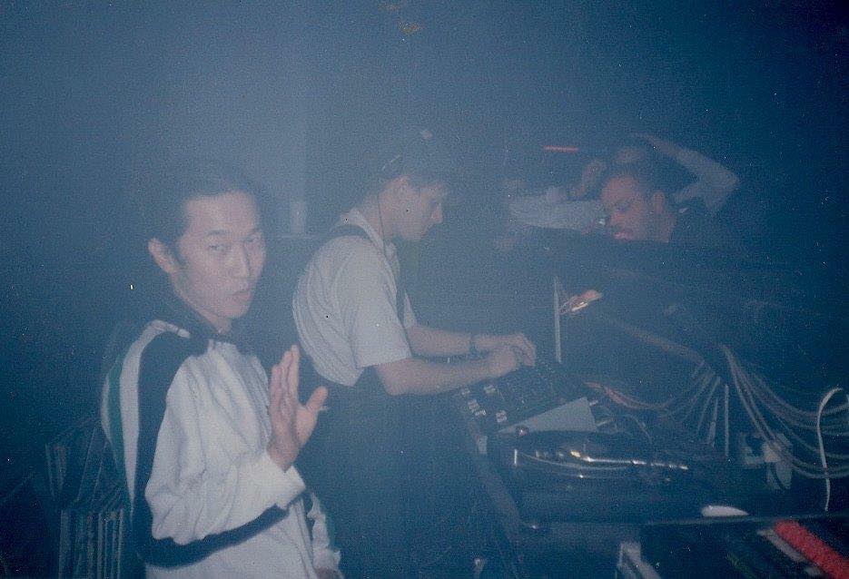 Traci Ford just sent me this picture of Toby Izui and yours truly playing in …