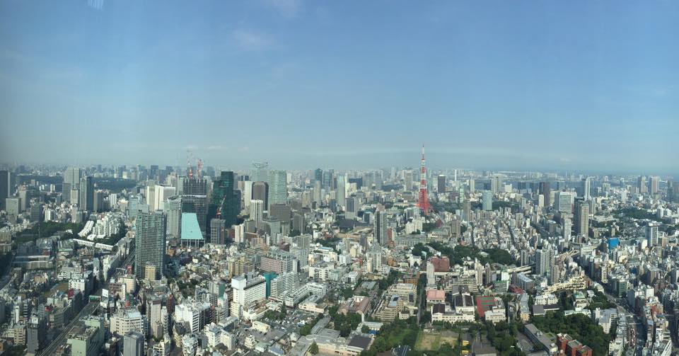 Tokyo panorama view from Roppongi Hills