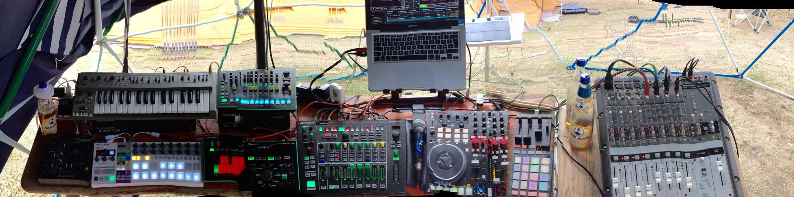 Live Setup at Chaos Computer Club Camp.