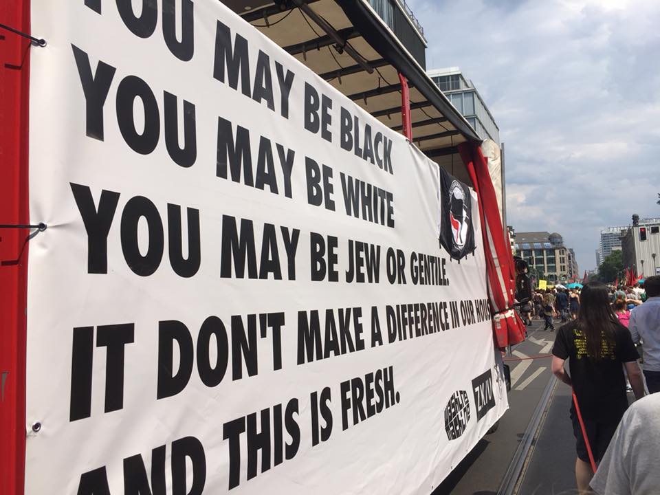 Today the Berlin club scene took to the streets to protest against misogyny …