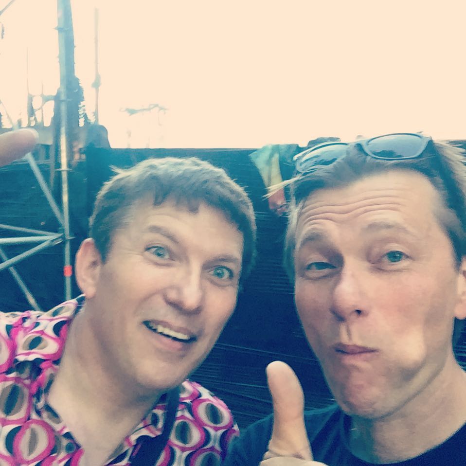 With my brother Mat from #mushroommagazine at #fusionfestival.