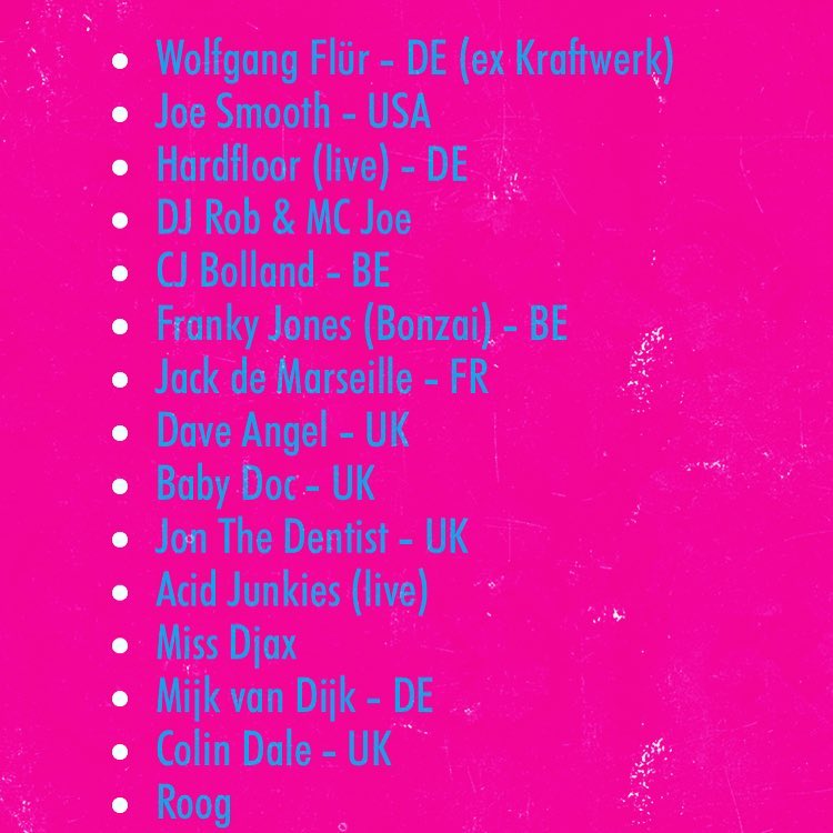 The lineup of #wooferland Festival 2018 in the Netherlands is out!