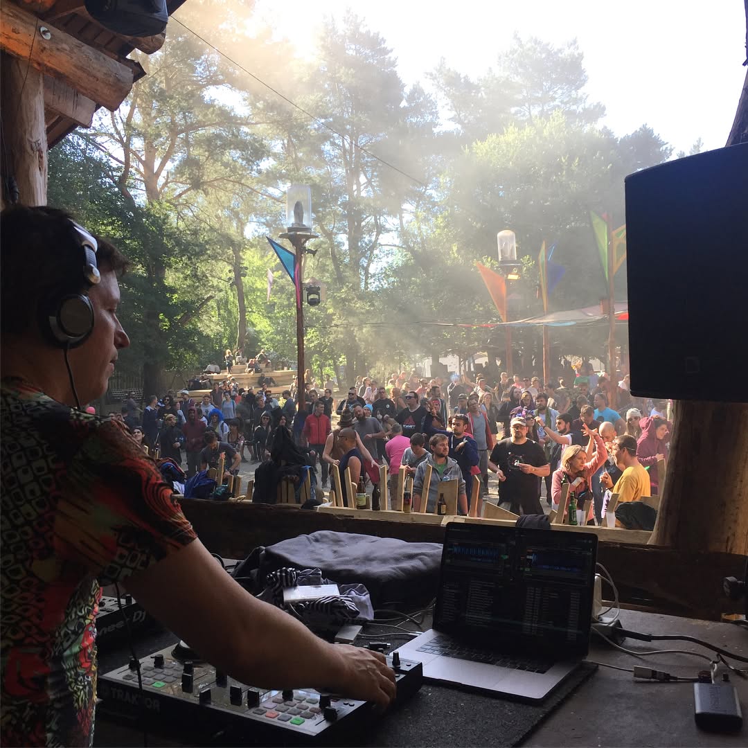 Mat from #mushroommagazine at #fusion Trancefloor