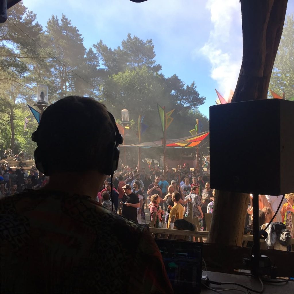 Mat from #mushroommagazine at #fusion Trancefloor