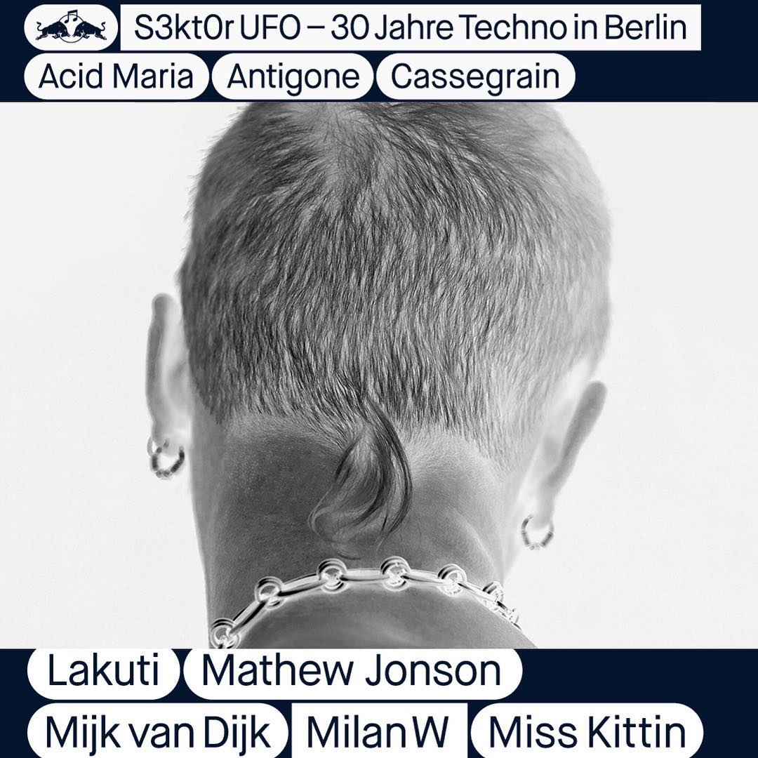 S3kt0r UFO – 30 Jahre Techno in Berlin, September 14t 2028, with a HUGE lineup …