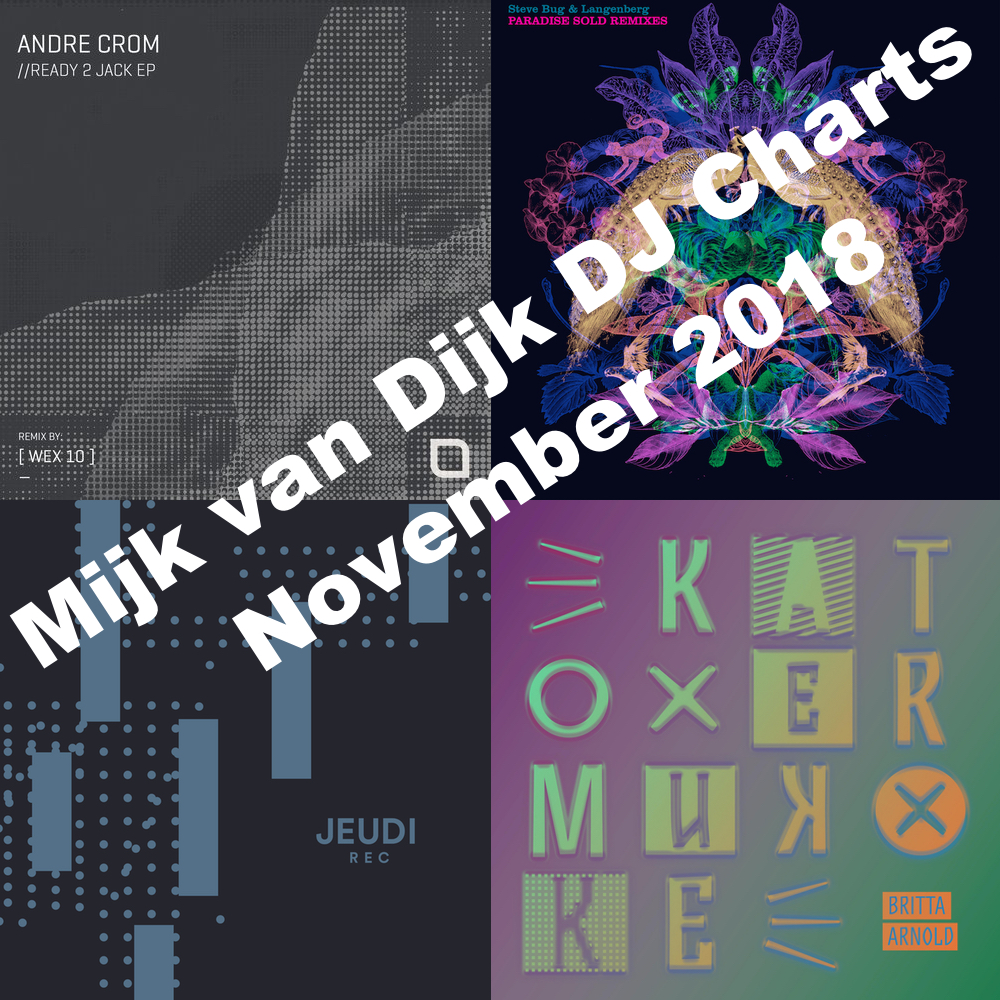 Mijk van Dijk DJ Charts November 2018