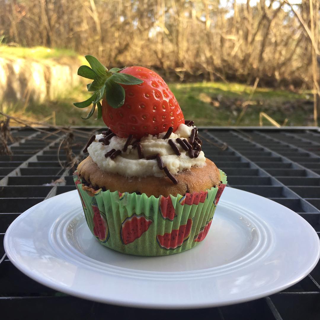 My daughter just baked the most beautiful #muffin in the world for me. 💝