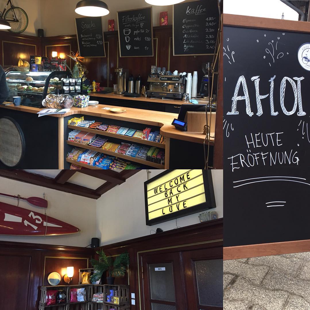Today: Ahoi!-Shop Opening at Bahnhof Fürstenberg! Best of luck, Amelie & Tom!