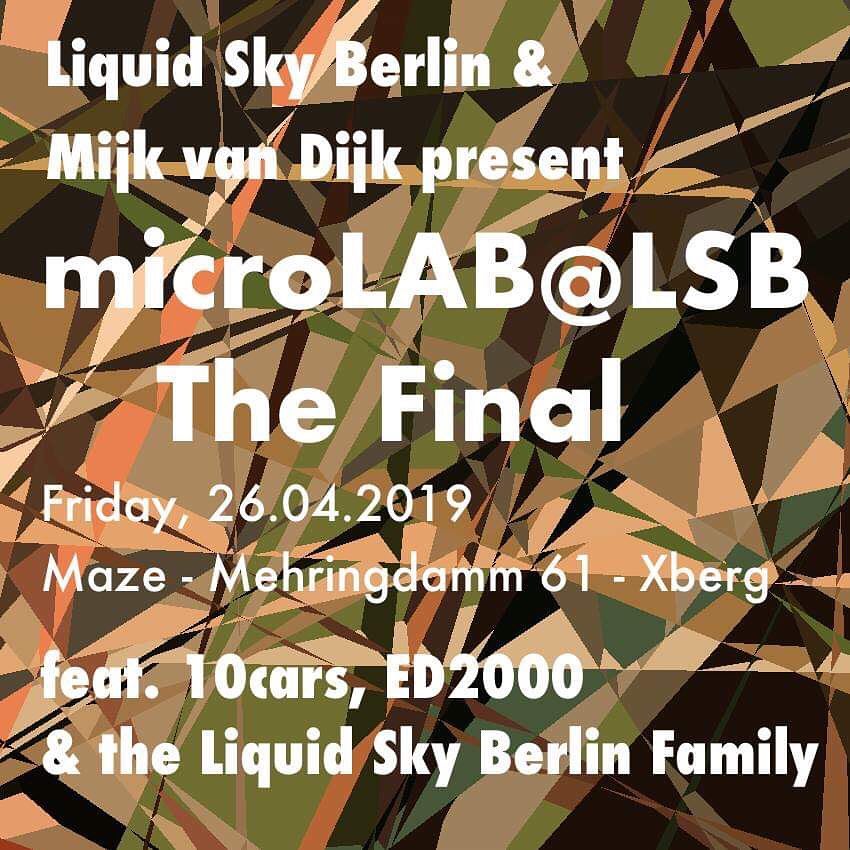 Tomorrow’s the grande finale of my microLAB at #liquidskyberlin at #mazeberlin …