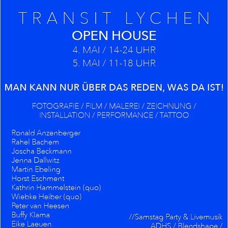 „Man kann nur über das Reden, was da ist.‘ ich bin jedenfalls gleich da, im …
