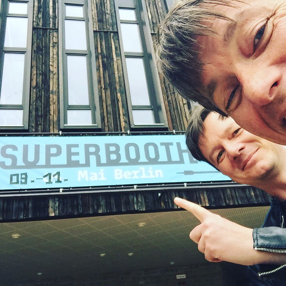 Today #superbooth19 just ran into #andrewinter Let’s have some syntherious …