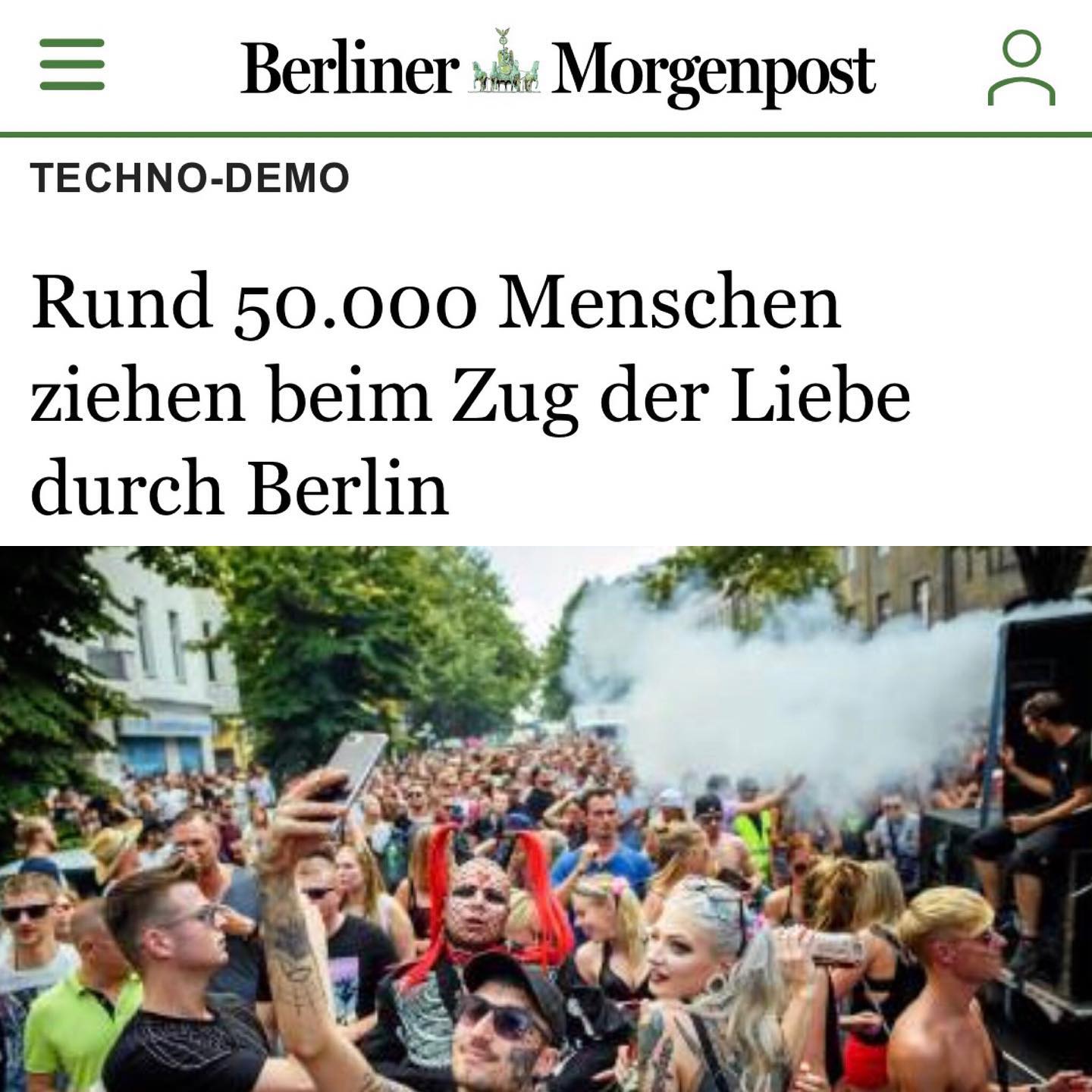 We were 50.000 at #zugderliebe2019 #berlinermorgenpost says. #mvdbln  picture …