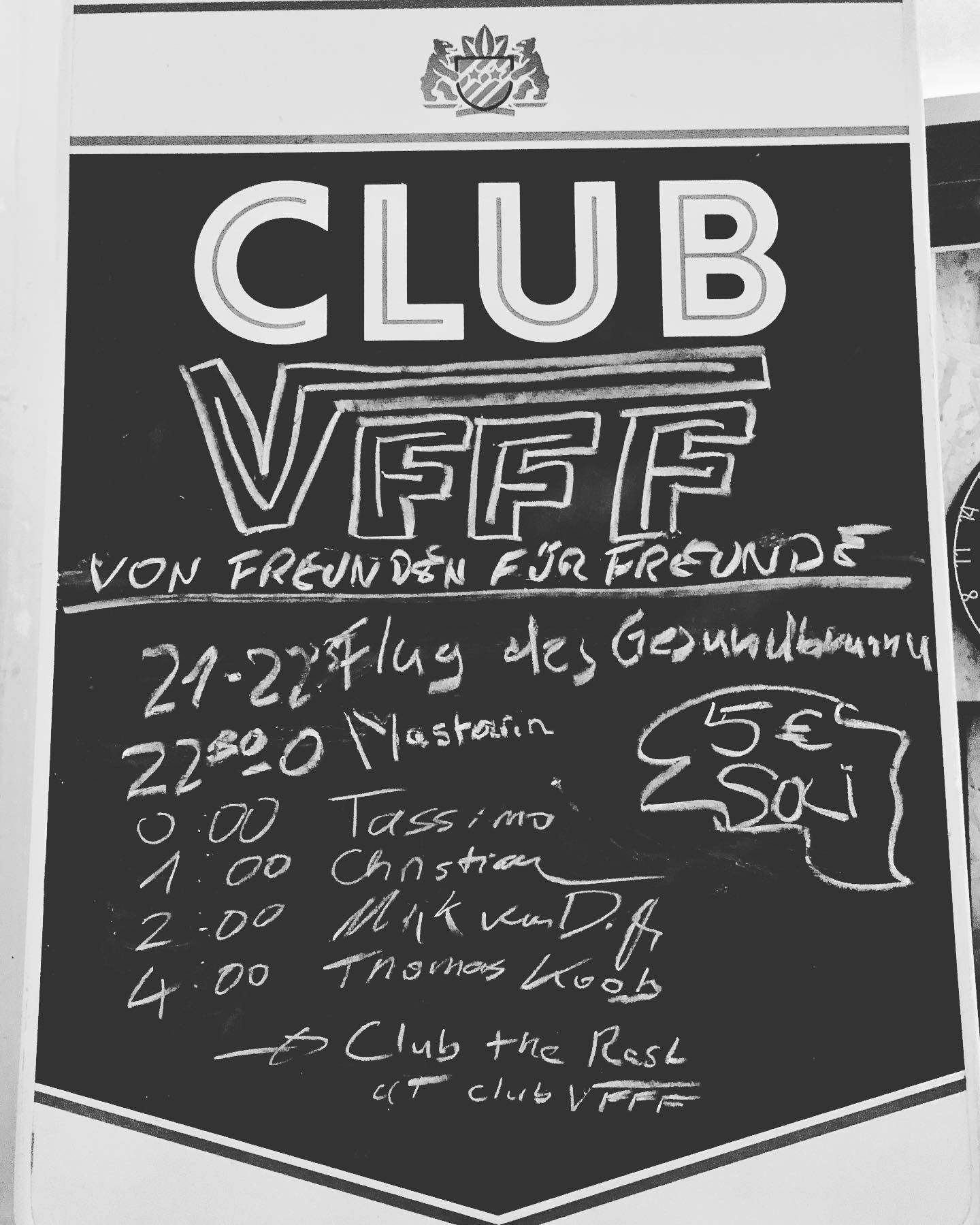 Yesterday night at mysterious #clubvfff with