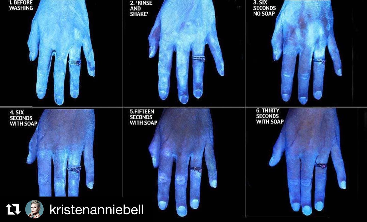 Wash your hands properly, folks!