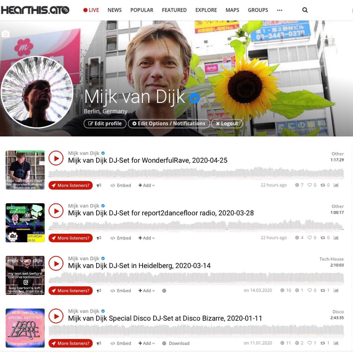 I just updated my #hearthis page with my latest #dj mixes.