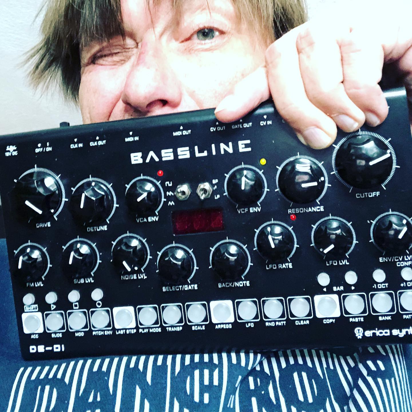 1-2-testing this Little Bad Baby in my studio right now! #ericasynths …