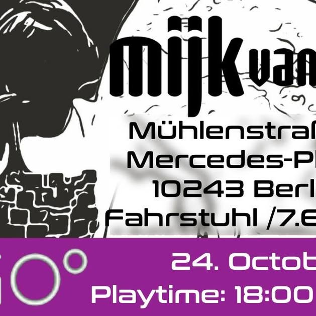 Save the date: I play Techno, October 24th from 18:00 to 22:55h at 260 Grad Bar …