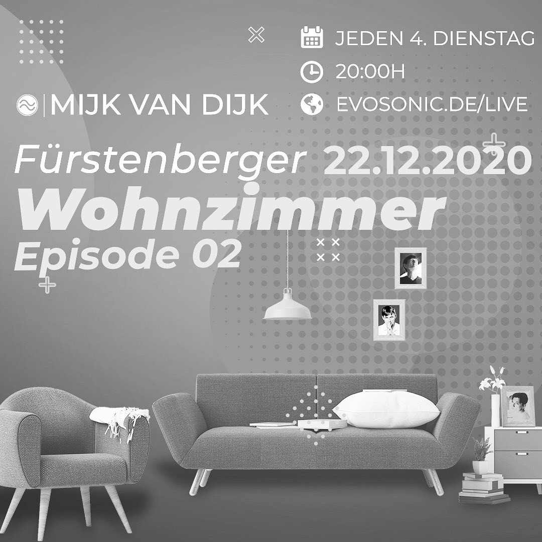 Join me tonite 4 the 2nd episode of „Fürstenberger Wohnzimmer“, my monthly DJ …