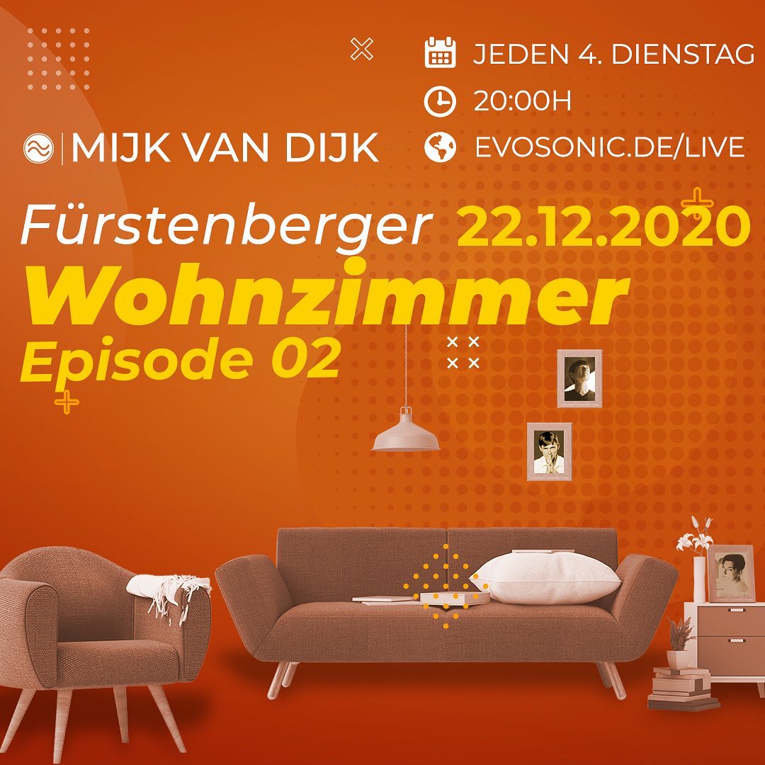 In einer halben Stunde geht es los: das Fürstenberger Wohnzimmer …