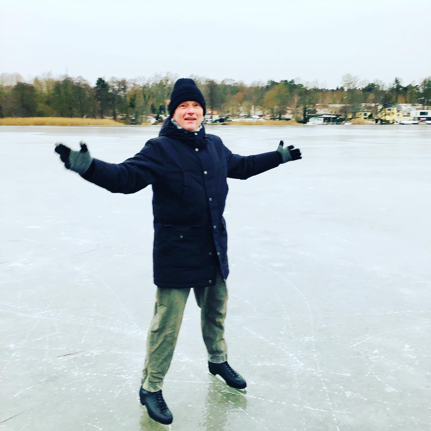 Thank you 🙏🏼 Winter ❄️ for frozen lakes!
