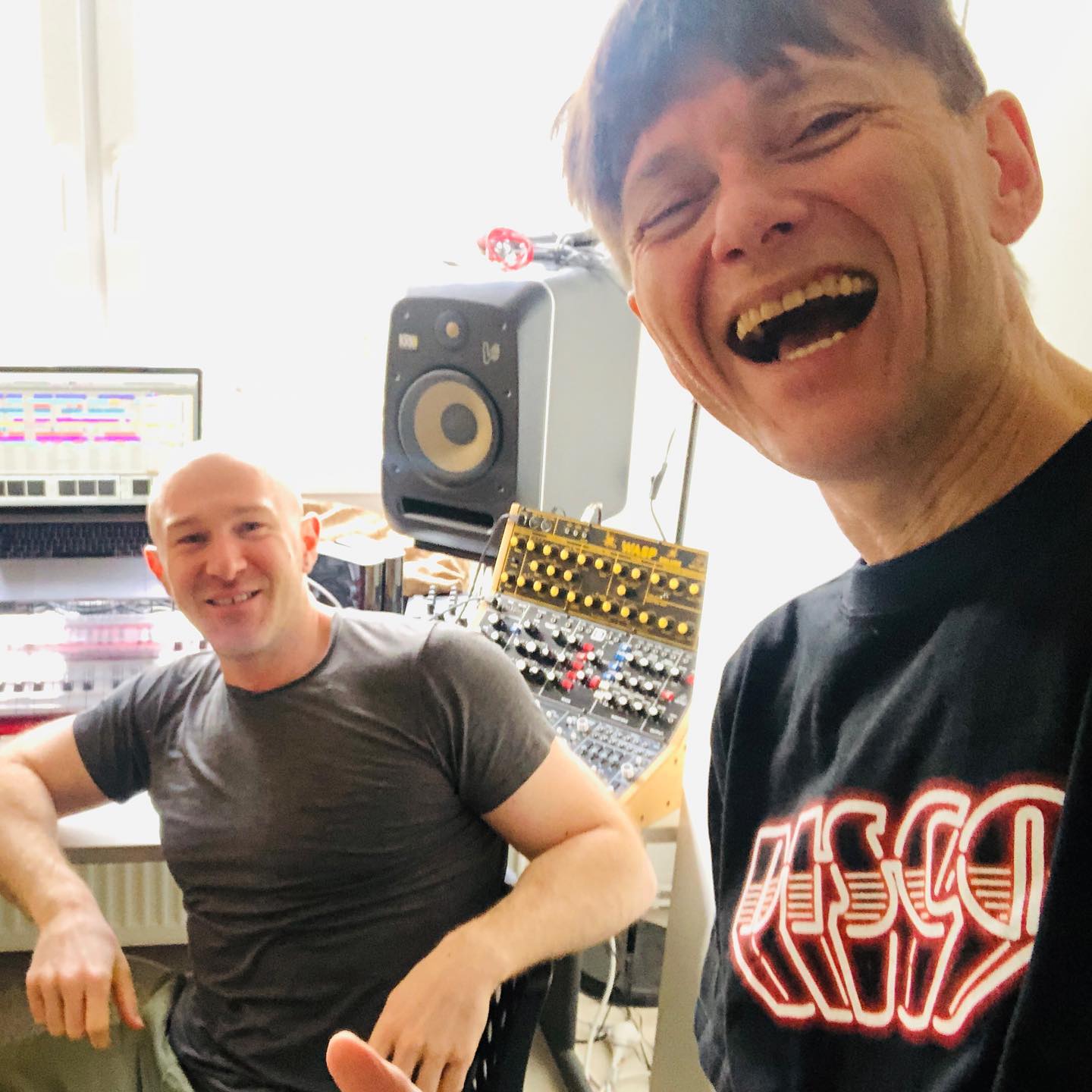 Last day of new #musicproduction #session with @alexblancoberlin and yes, we …