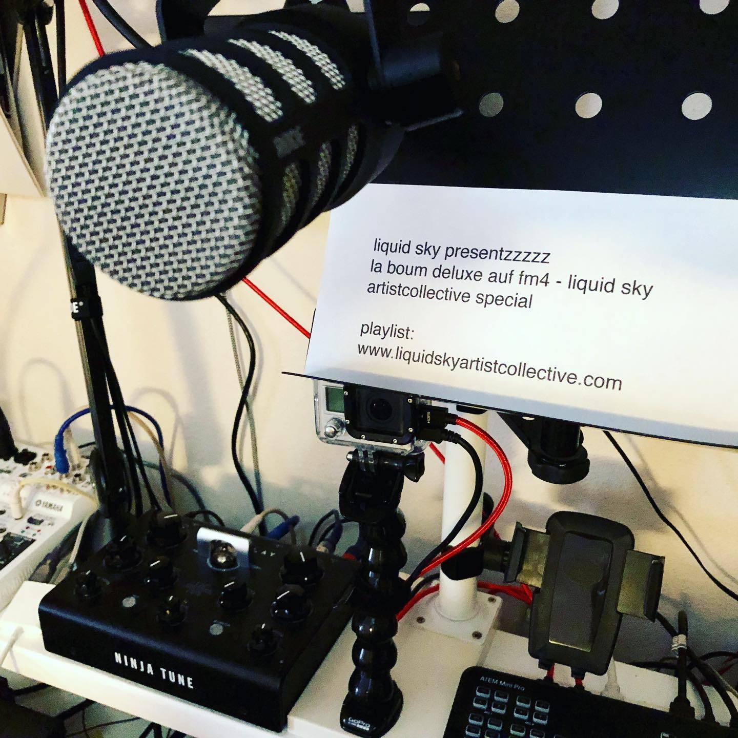 Thank you for listening to #liquidsky Artist Collective at #laboomeluxe #fm4 …