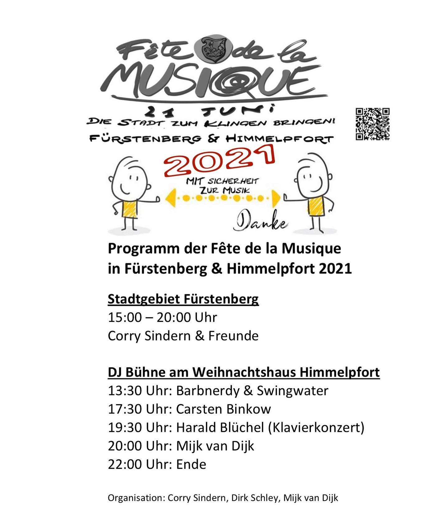 Fete de la Musique in Fürstenberg & Himmelpfort 2021, June 21
