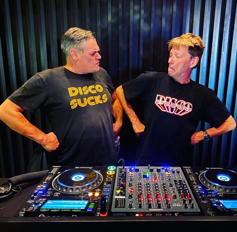 To Disco or not to Disco was the question yesterday night when #djbabydoc …