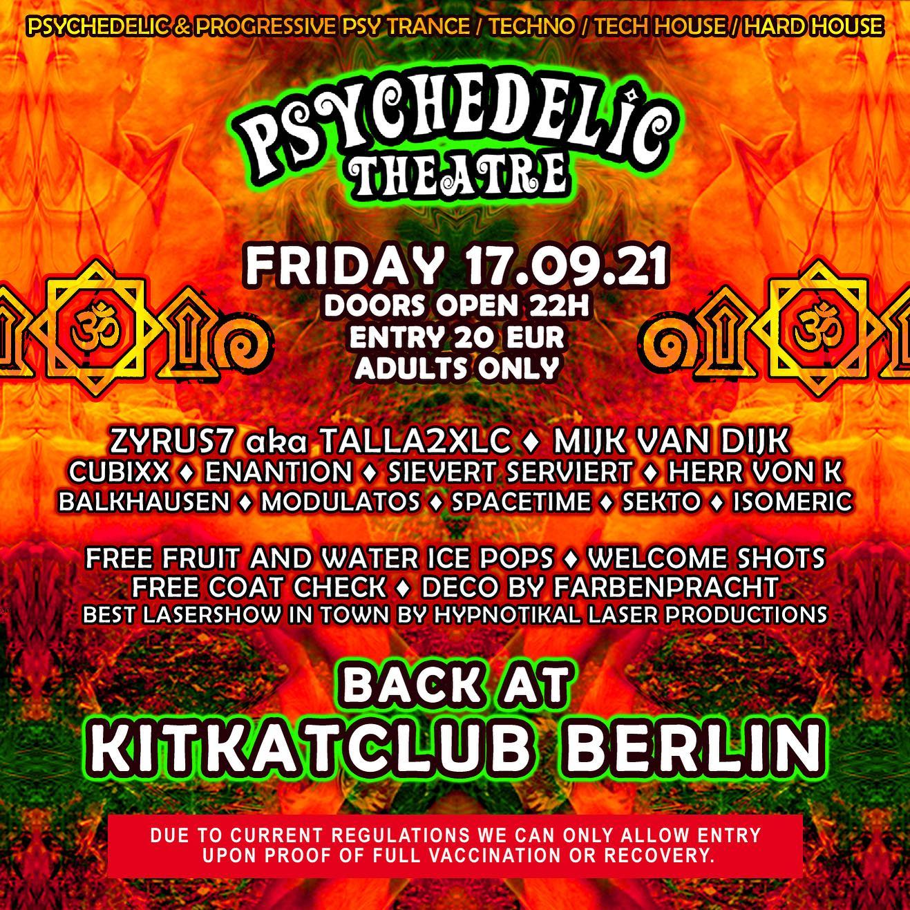 Chuffed to play tonight at #PsychedelicTheatre at