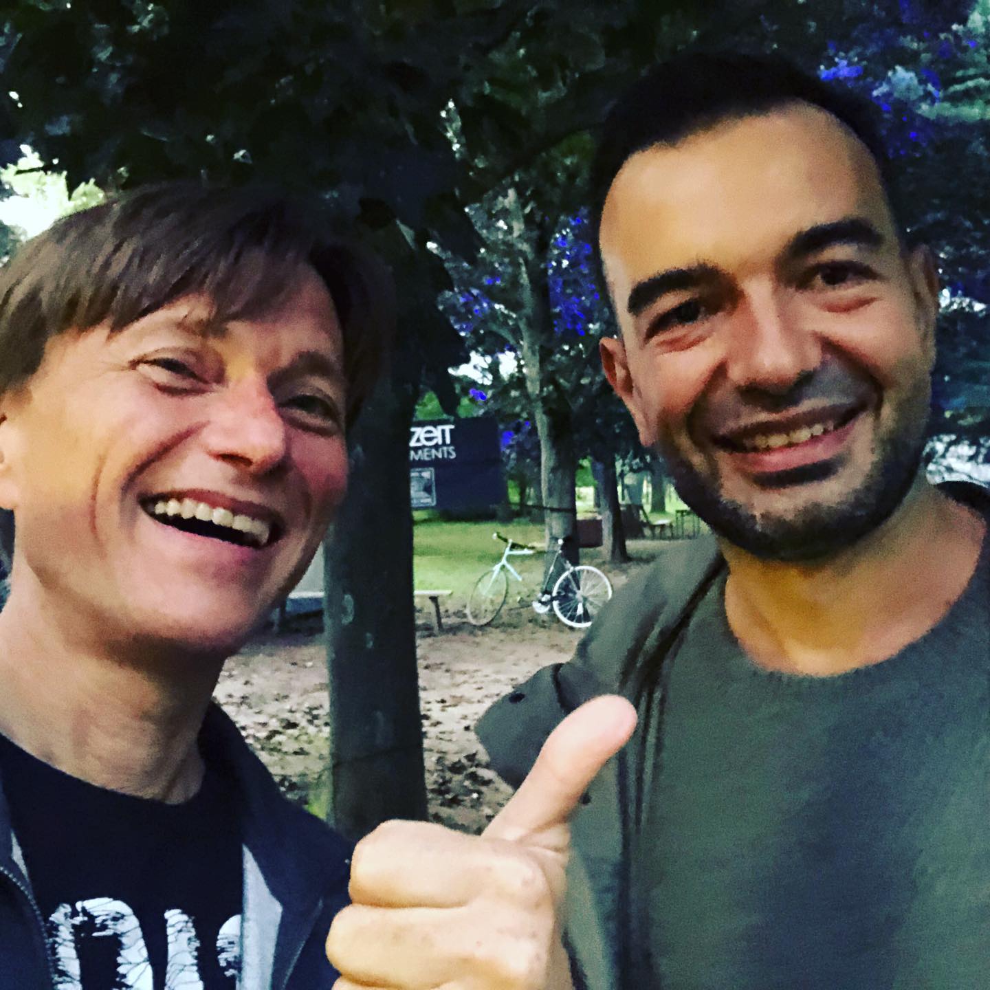 It’s also #Superbooth21 when you occasionally run into and finally get to talk …