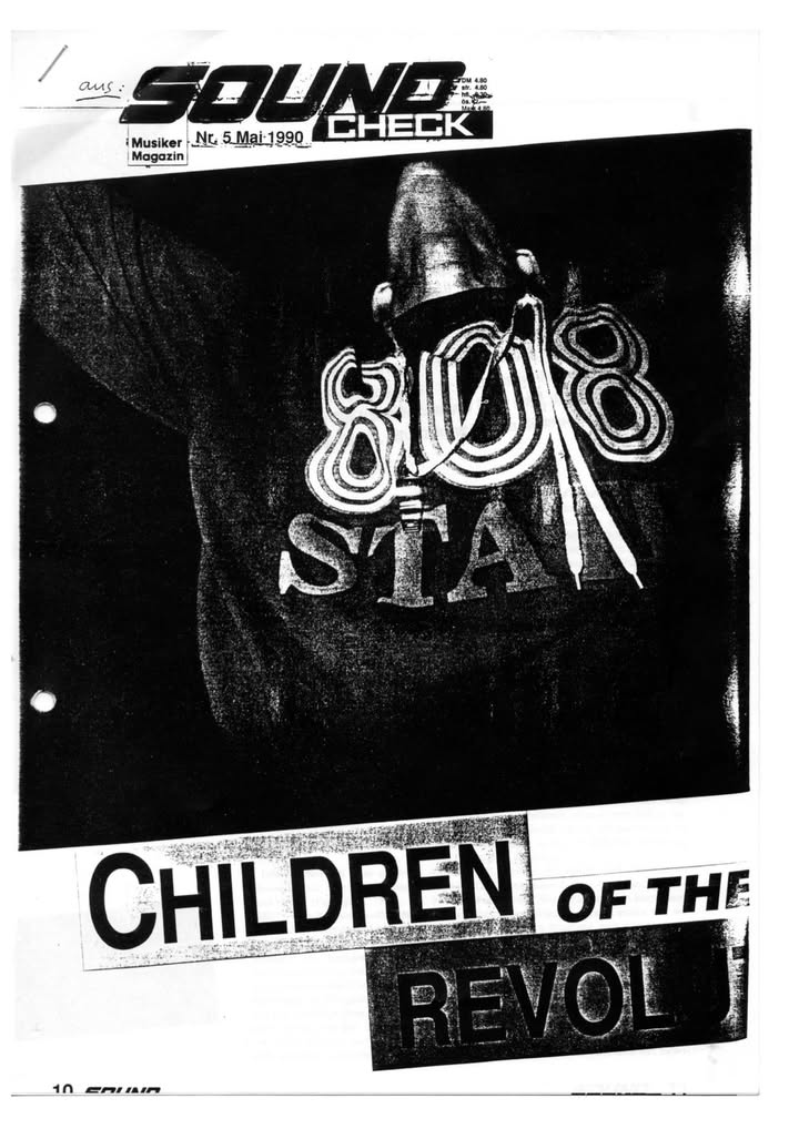 Beim Berlin Atonal Festival 1990 im Künstlerhaus Bethanien interviewte ich 808 …
