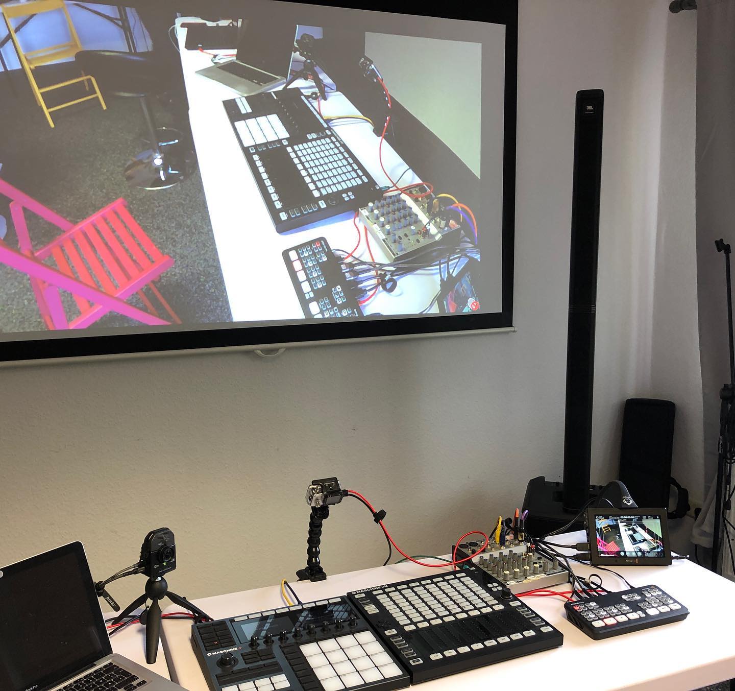 So here’s what we did last weekend on the workshop in my old junior high school …