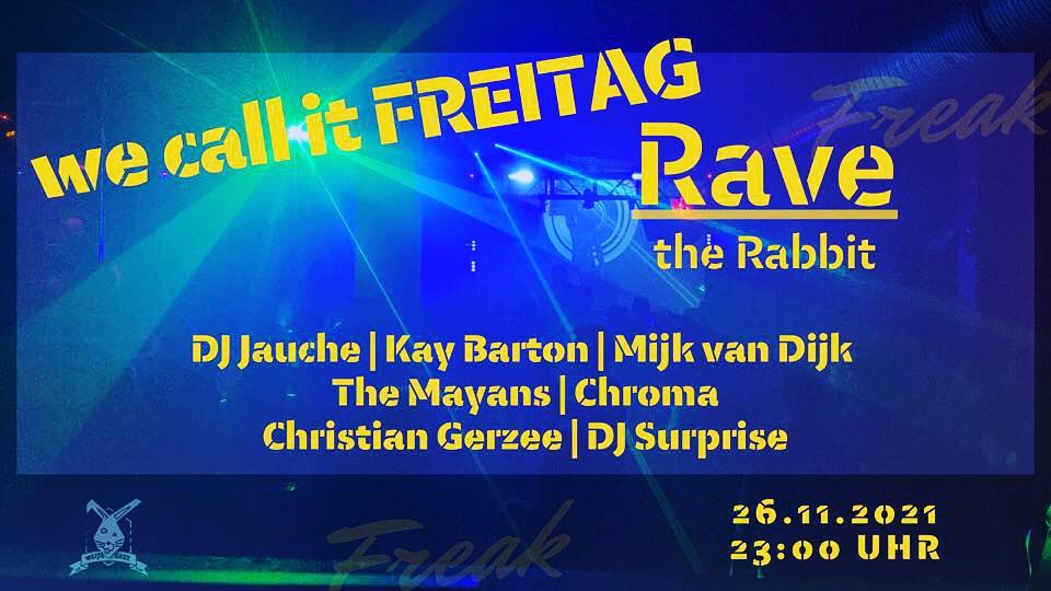 What’s up, Friday? We Call It Freitag at Der Weiße Hase on November 26th …