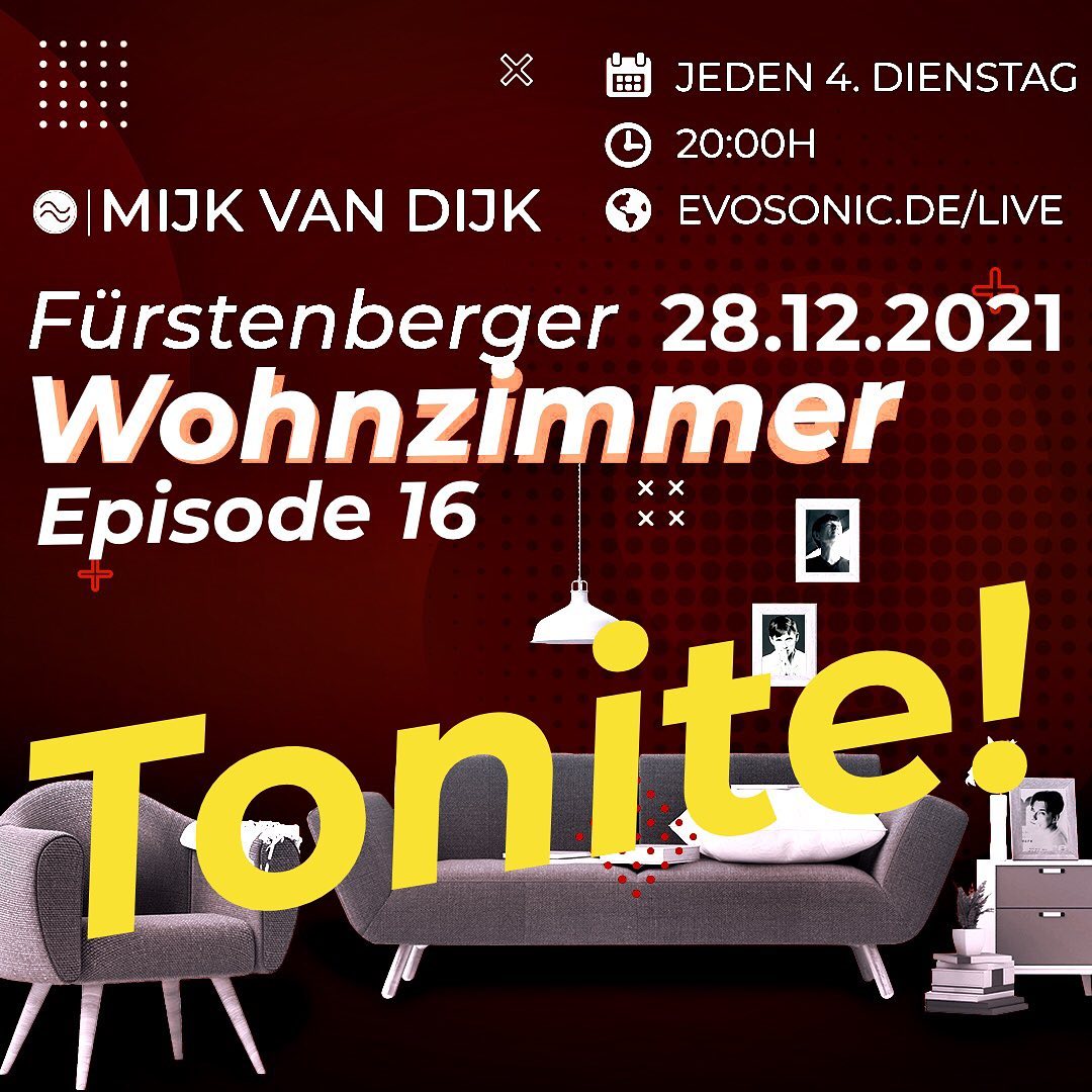 Tonight tonight tune in “Fürstenberger Wohnzimmer”