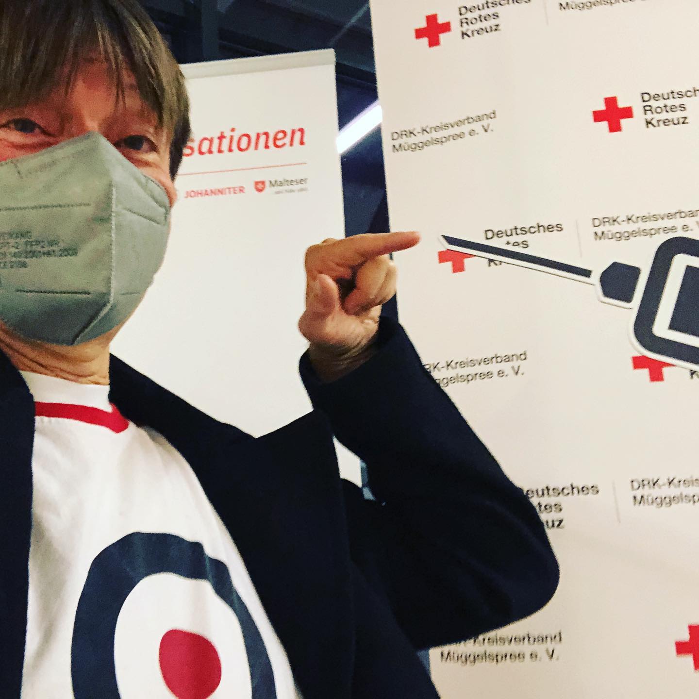 3rd jab done at former Tegel Airport #moderna #vaccinationdone✔️