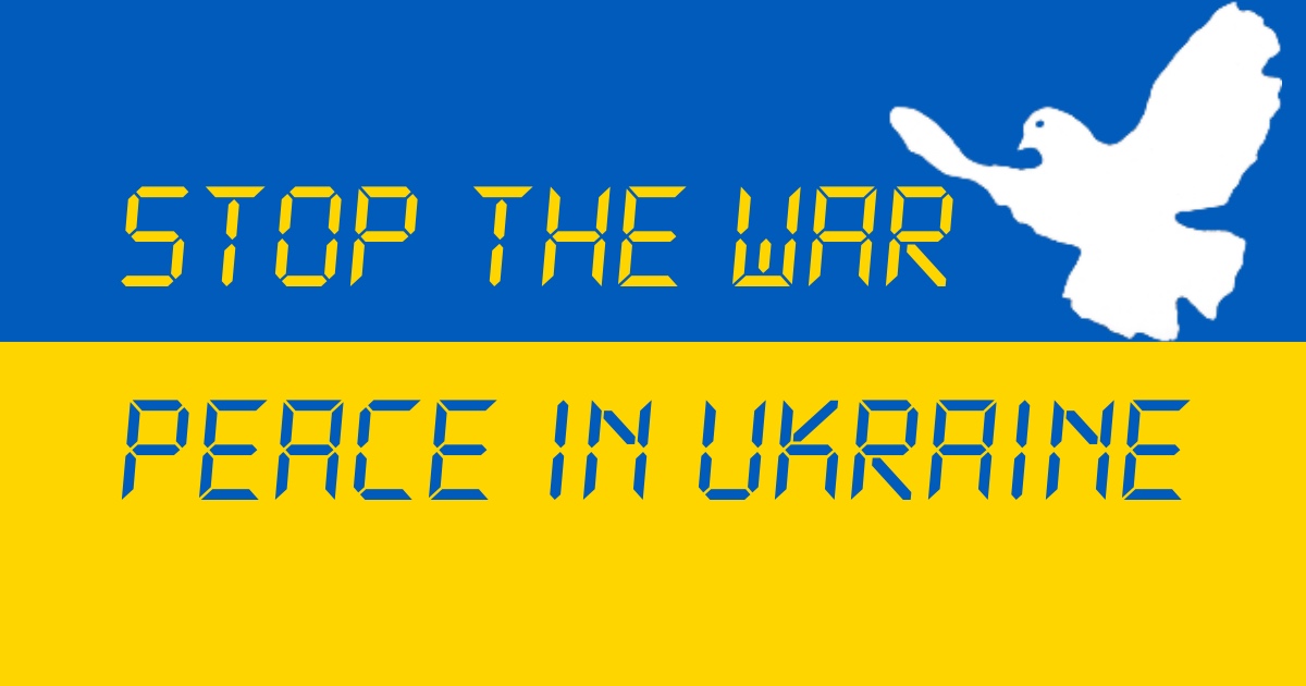 Mr. Putin, stop the war against Ukraine!