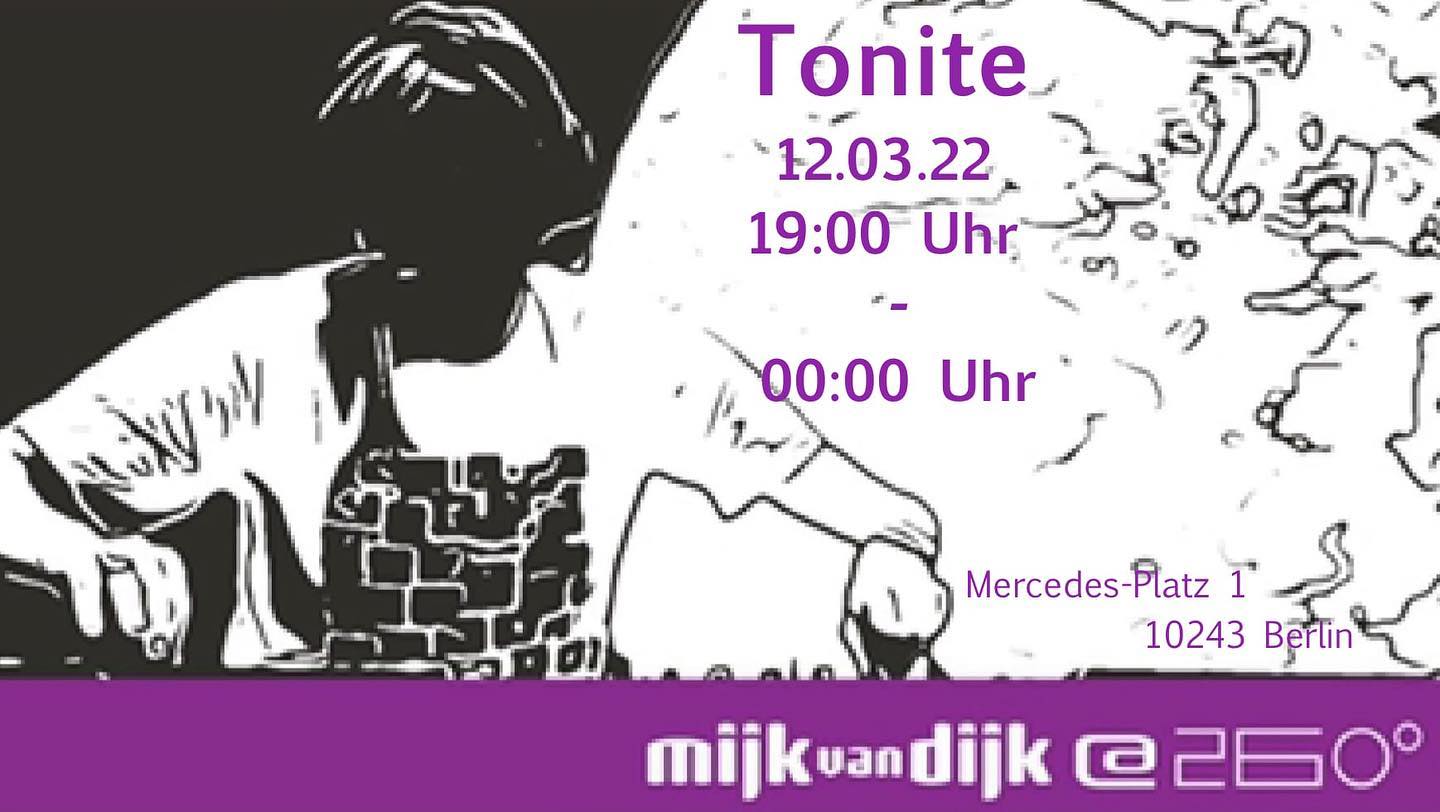 Tonite tonite at #260gradbar #berlin #mercedesplatz me until midnight, short …
