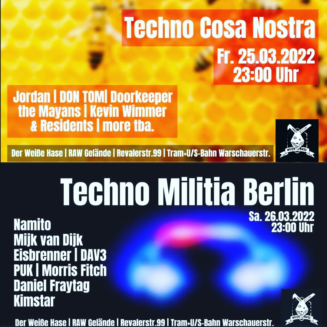 Ace weekend ahead at #derweißehase so get ready! #namito #eisbrenner …