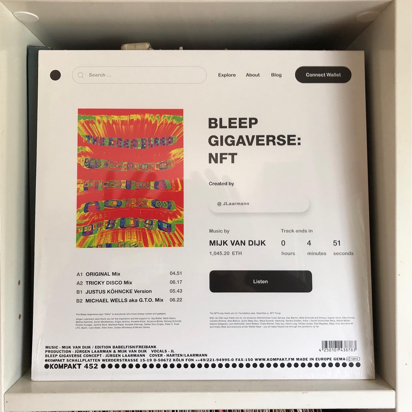 Da Backside: the #bleepgigaverse #nft #kompaktrecords feat. Remixes by …