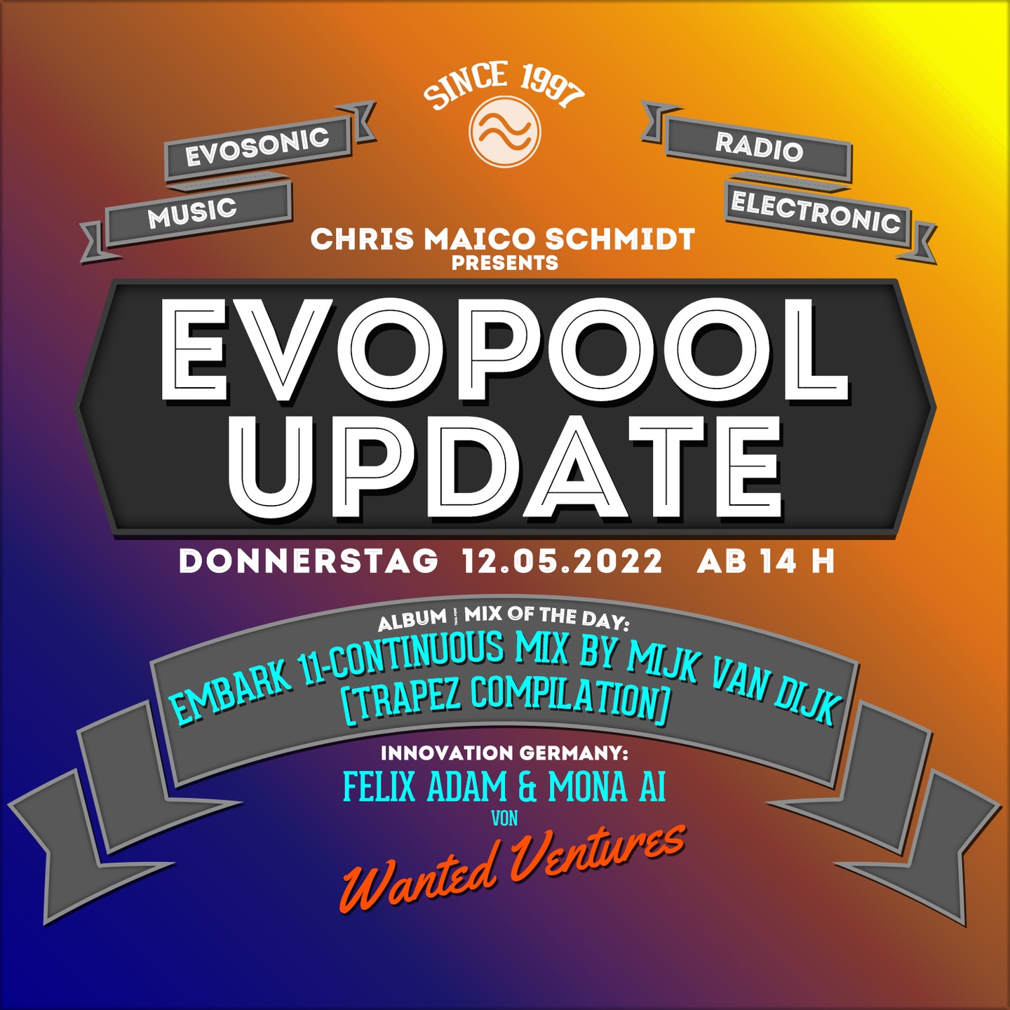 Thank you to #evosonicradio for premiering my Embark 11 Mix for Trapez-Records …
